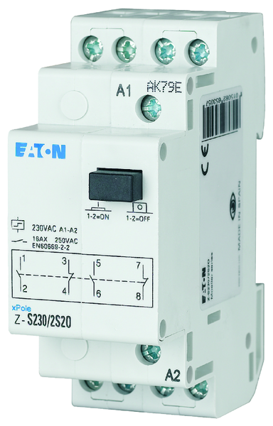 eaton Impulsrelä z-s110/s, 1 sulk. 110v50hz