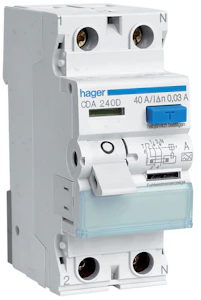 hager Vikavirtasuojakytkin hager cfh263g 2x63a 30ma a-hi
