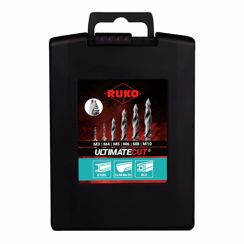 ruko Kombigängtappsats flowstep m3-m10 hss