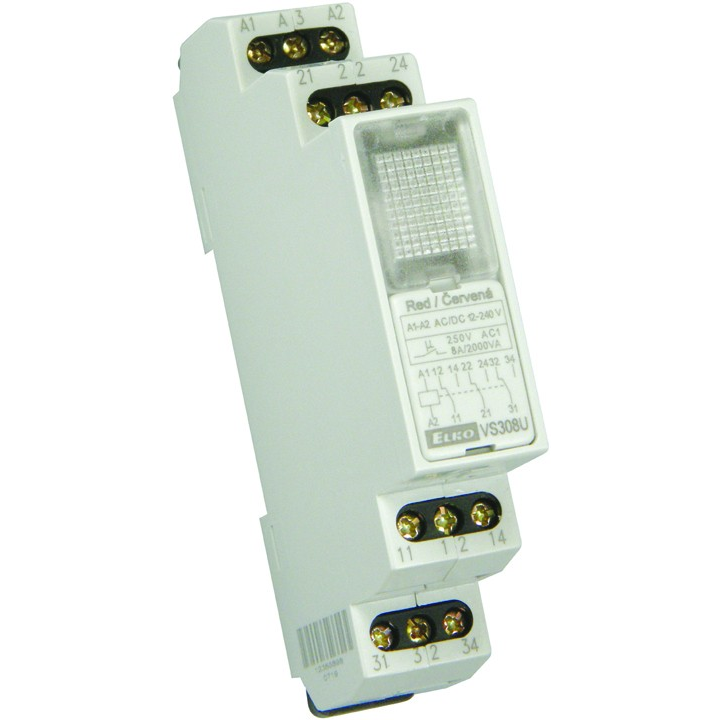 INTERMEDIATE RELAY 3CO 8A COIL12-240VUC