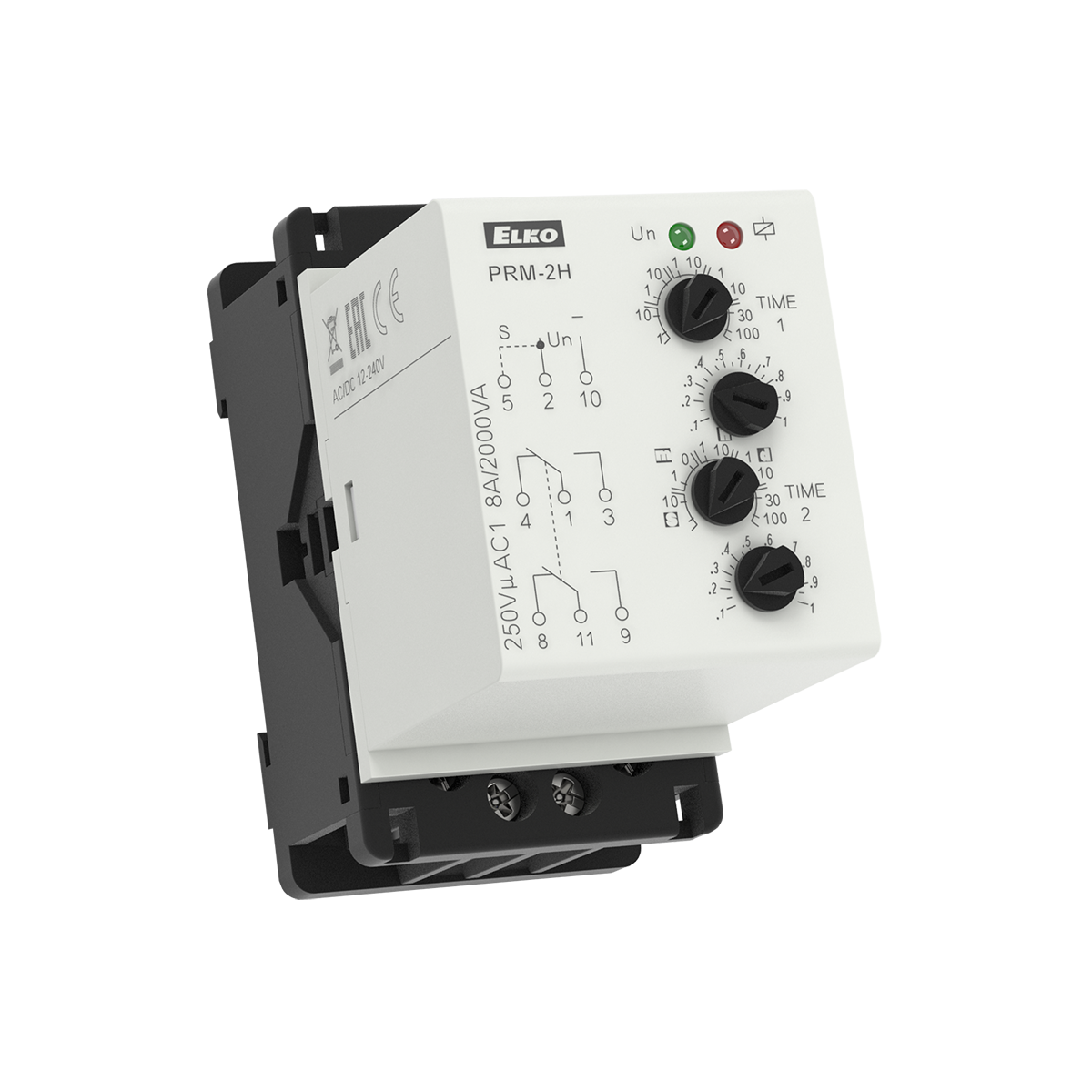 elko ep Time relay duty cycle prm-2h 2co 8a 12-240vuc 11pin