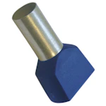 ĀDERUZGALIS DUBULTAIS 2,5mm² 8mm ZILS