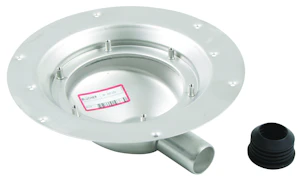 blücher Mini lower part multi ø32 horiz. w/o grate aisi304