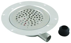 FLOOR DRAIN UNTRAPPED BLÜCHER 32mm HORIZONTAL CIRCLE
