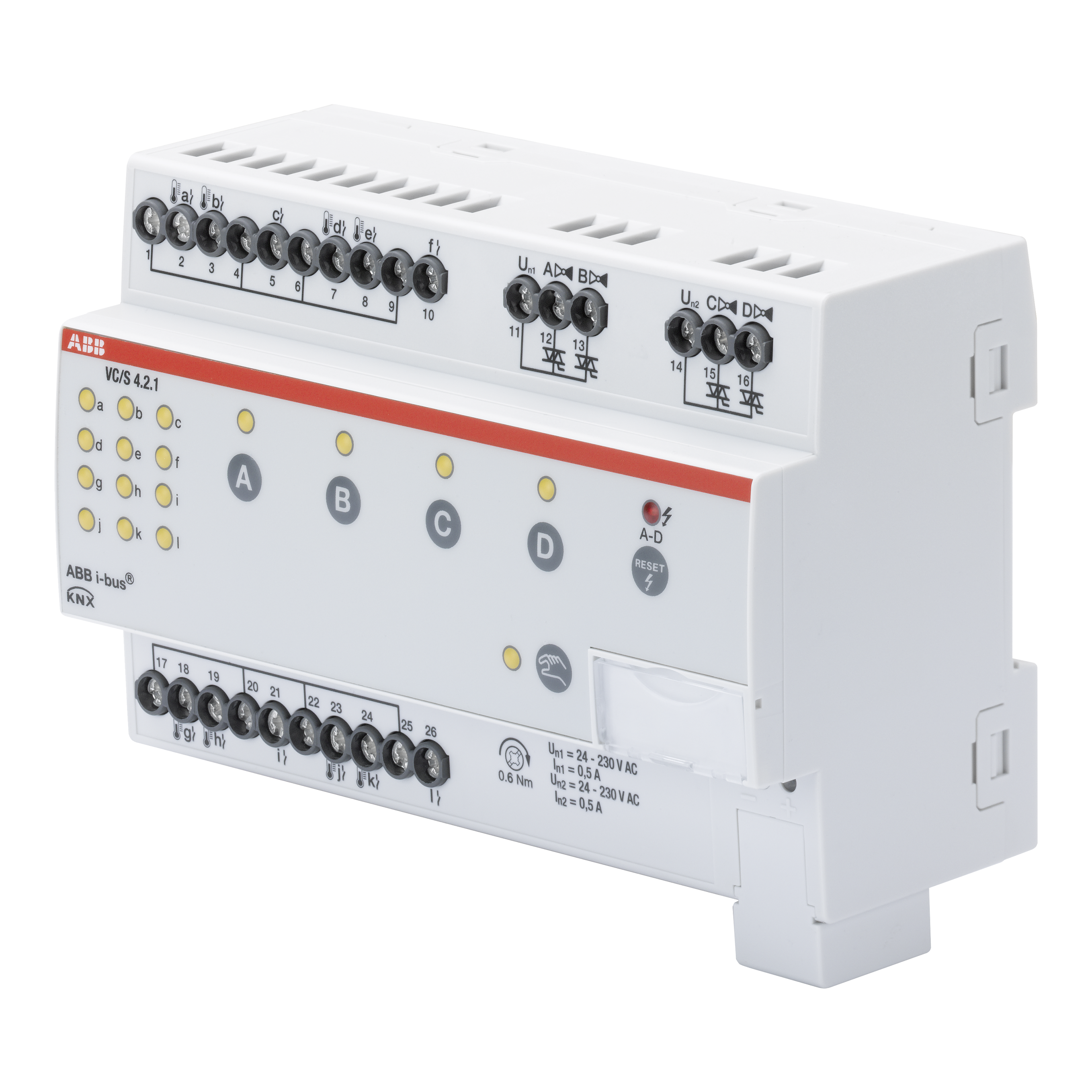 abb Utgångsenhet - värmare knx ventilkontroller, 4-kan