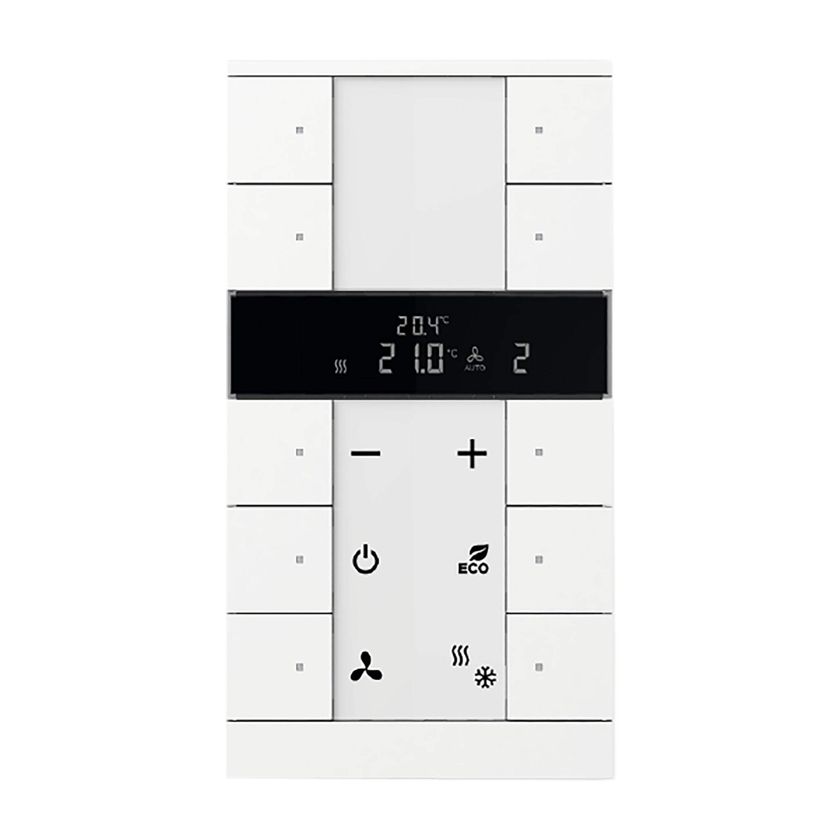 RUMSTERMOSTAT KNX 10-POL T-SLAV VIT