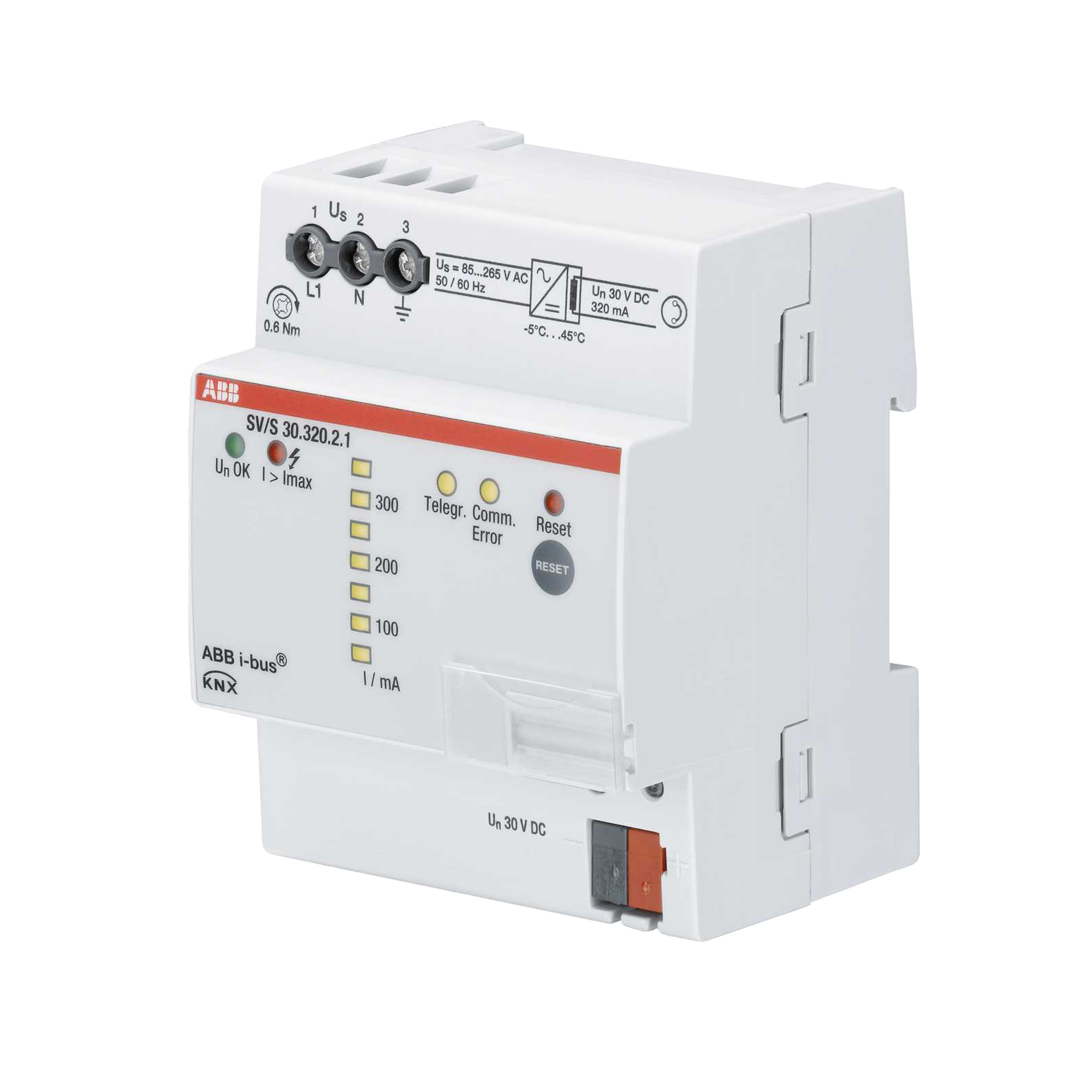abb Teholähde knx abb 320ma kuristimella