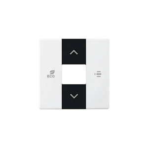 abb Room thermostat knx c-plate fan coil white