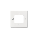 THERMOSTAT KNX COVER PLATE FOR 6109/XX IMP WH