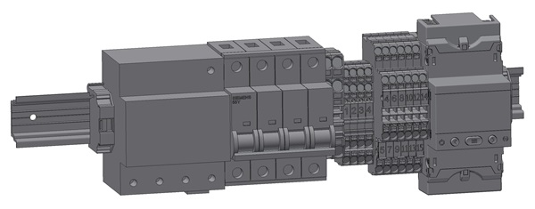 NSO-skinne NSOSK-400TN-01