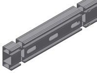BRYTERTRAVERS H-MAST, STOLPE 0,8M, BOLT ELLER KLAVE