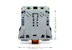 wago Terminal block 2-pole,10-50 mm2 grey