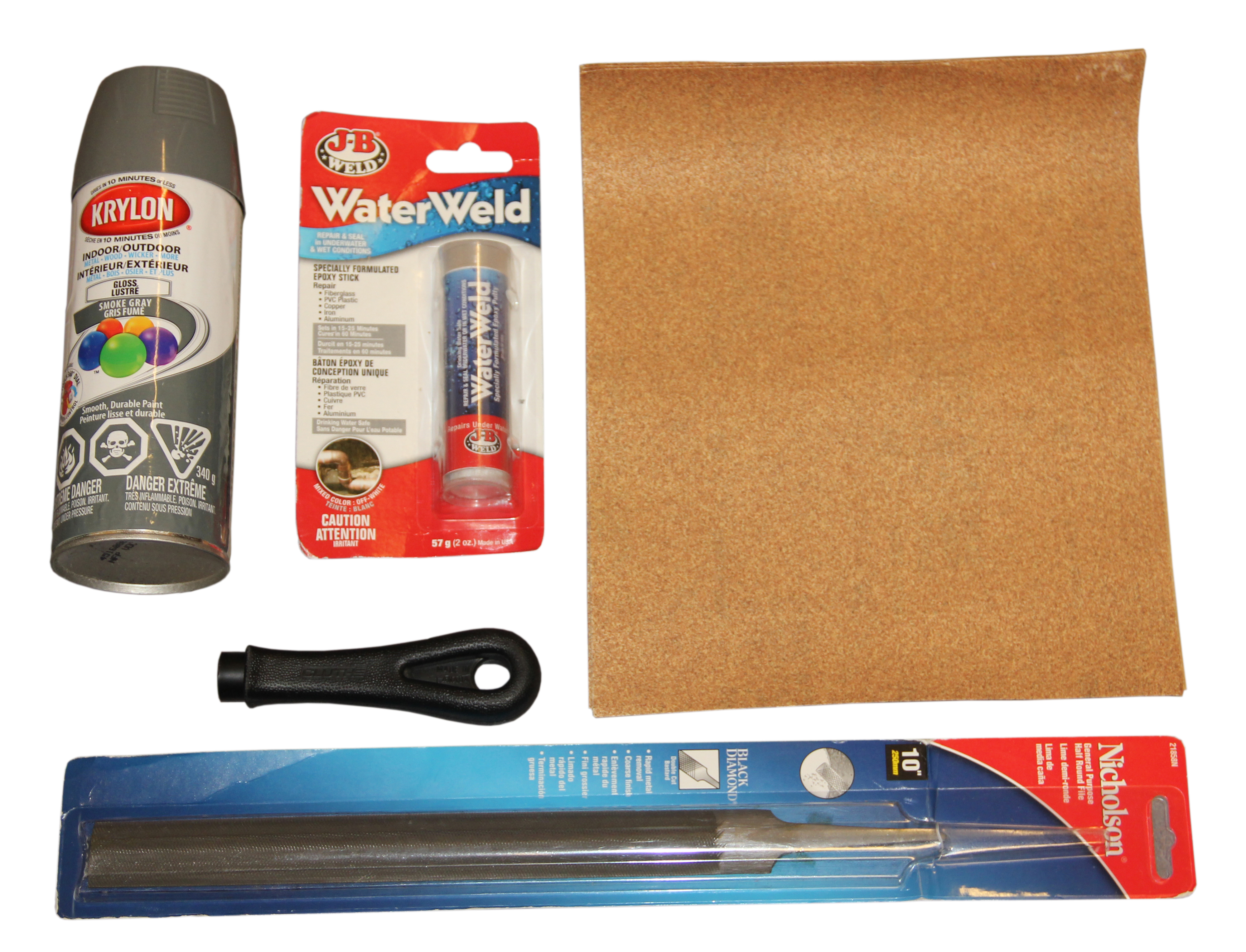 RE Pole Repair Kit Grey