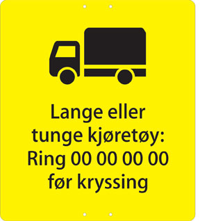 Lange og tunge kjøretøy