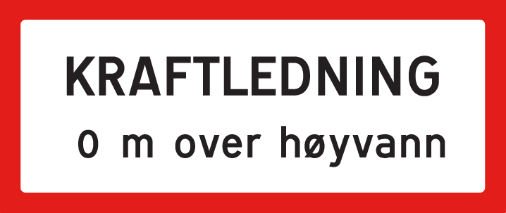 LS0 Underskilt 2 linjer