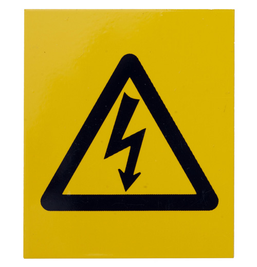 Merkeskilt H50 Lynsymbol