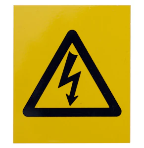 linjeservice Merkeskilt h50 lynsymbol