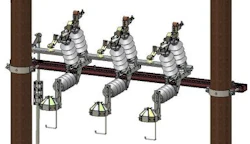 TRAFOBRYTER H-MAST FASE 0,5M, MAST 2,0M SIKR. DIN
