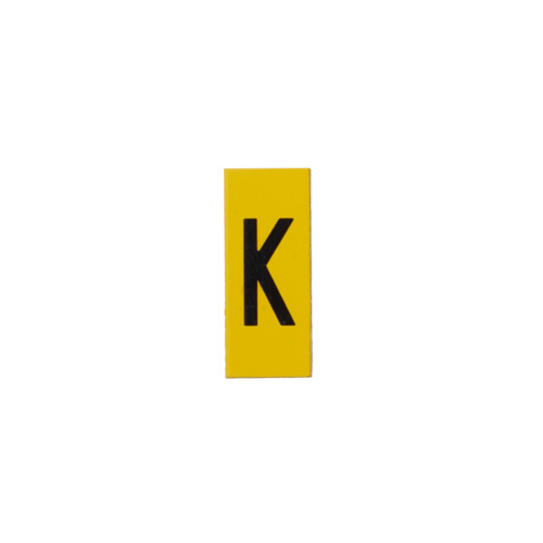 Skilt H50 Bokstav K (25.stk)