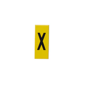 linjeservice Merkeskilt h50 bokstav x (pk=25 stk)
