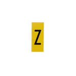 Merkeskilt H50 Bokstav Z (pk = 25 stk)