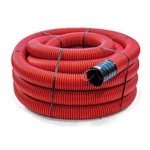 Onnline DV rør 50mm rød 50m