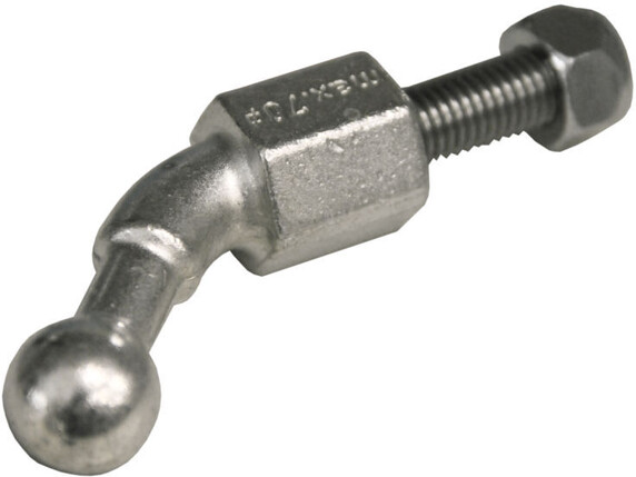 Kulebolt 45° vinkel Ø25 mm M12