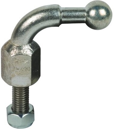 Kulebolt 90° vinkel Ø25 mm M12