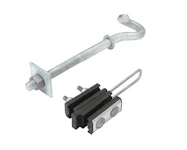 ENDEFESTE EX 3/4X25MM² KOMPL M/GJ.GÅENDE KROK, ENSTO