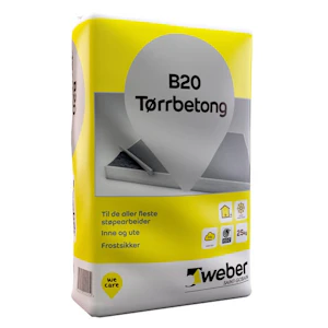 weber Weber b20 tørrbetong 25kg