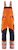 blåkläder Hängselbyxa blåkäder storlek d92 orange/blå