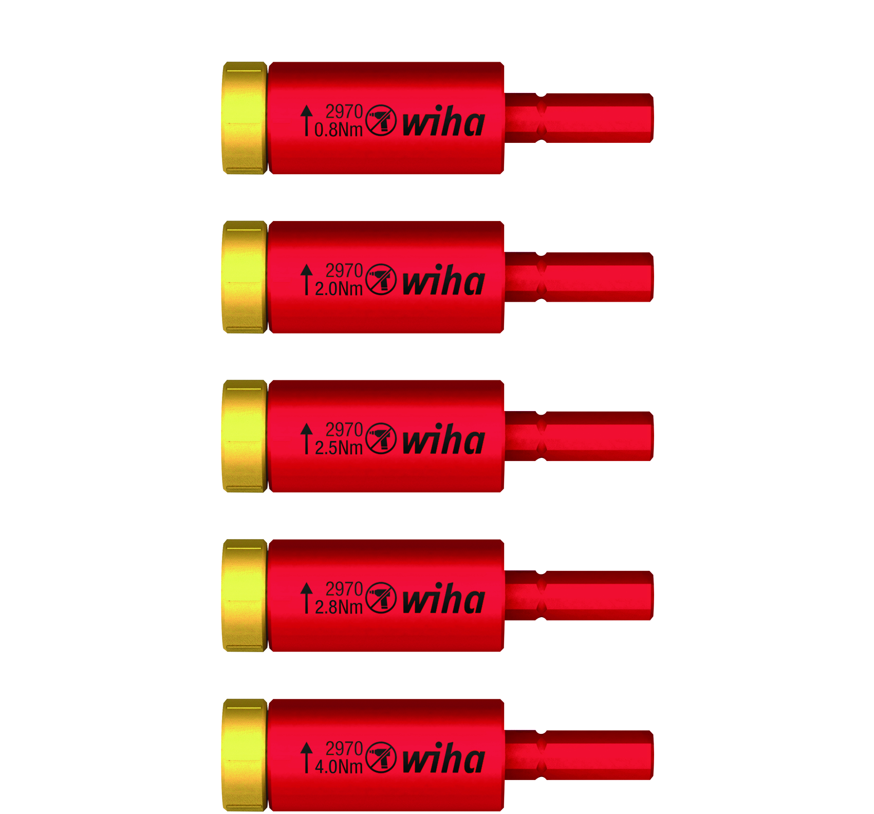 wiha Sett moment adapter 0,8-4,0nm