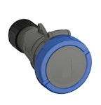 CONNECTOR EARTHED 6H, 16A, IP67, 2P+E