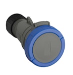 CONNECTOR EARTHED 6H, 32A, IP67, 2P+E
