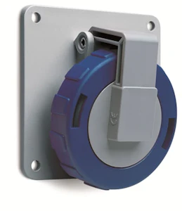 amphenol Vägguttag 216rau4w 16a 100-130vip67 2p+e