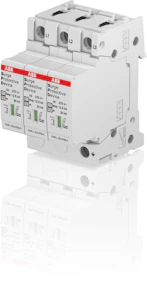 abb smart buildings Surge arrester household abb ovr t1-t2 3-poles p qs (tn-c)