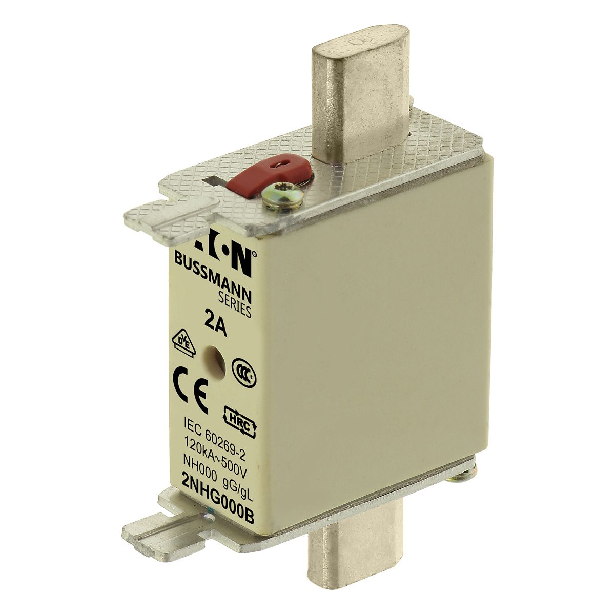 NH-sikring 500V gG/gL str.000 2A 500V SIZE 000 GG MGL