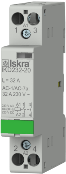 Kontaktor IKD232, 2 polt, 32A, 230VAC/DC