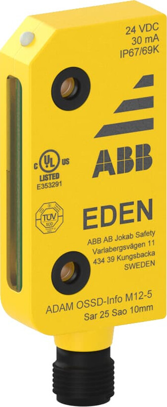 abb Säkerhets gränslägesbrytare adam ossd-info m12-5 liitin