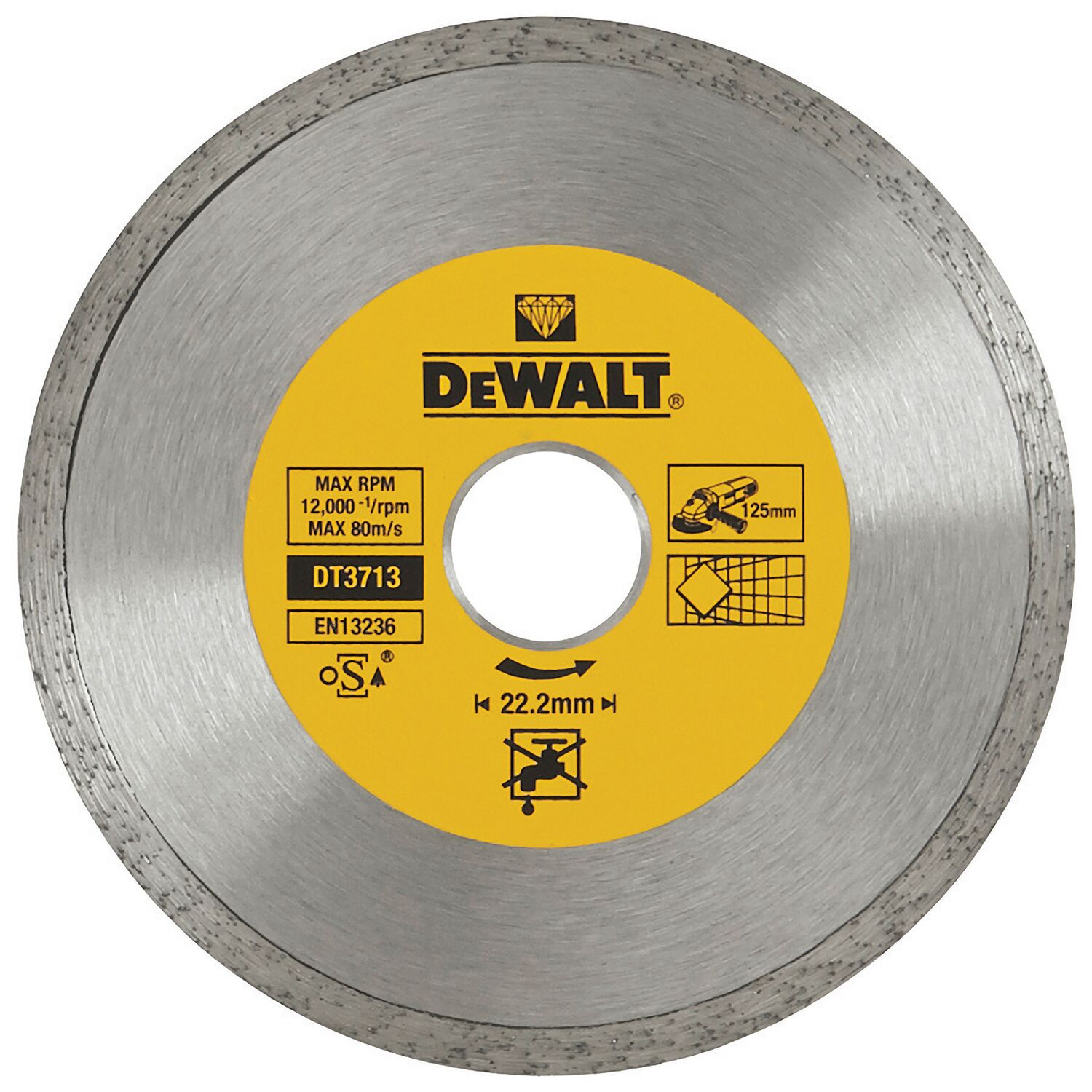 dewalt Diamond cutting disc dewalt hp4 turbo 115x22.23mm