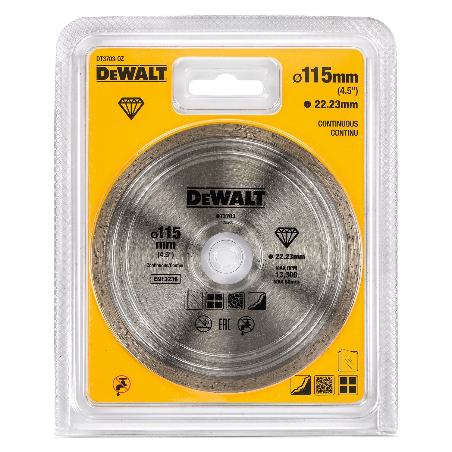 dewalt Diamond cutting disc dewalt hp4 turbo 115x22.23mm