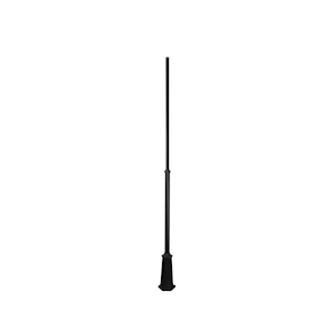 norlys Teleskopstolpe 30101b, sort, 250-350cm