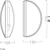 lumiance Surface mounted luminaire giotto oval deco 1x10/13w bl