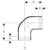 db20 Db bend silent-db20 90x88,5 with long leg