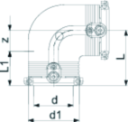 georg fischer Electrofusion elbow gf 32x90 pn16 water
