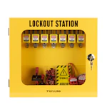Lockout-stasjon Gylling 14, med innhold