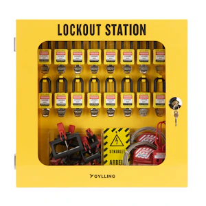 gylling Lockout-stasjon gylling 32, med innhold