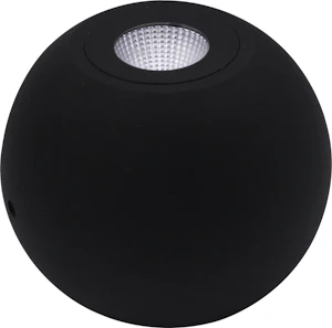 unilamp Armatur golf 2x3w, sort 2x3w,260 lumen
