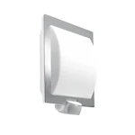 SENSORARMATUR L 20 S IP44 60W/E27 PLAST INOX