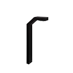 TRYSIL 1104 SORT 85CM ASYM